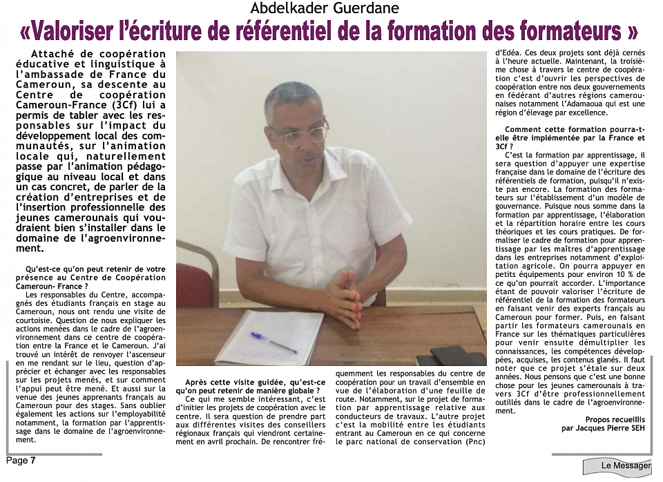 Visite du SCAC