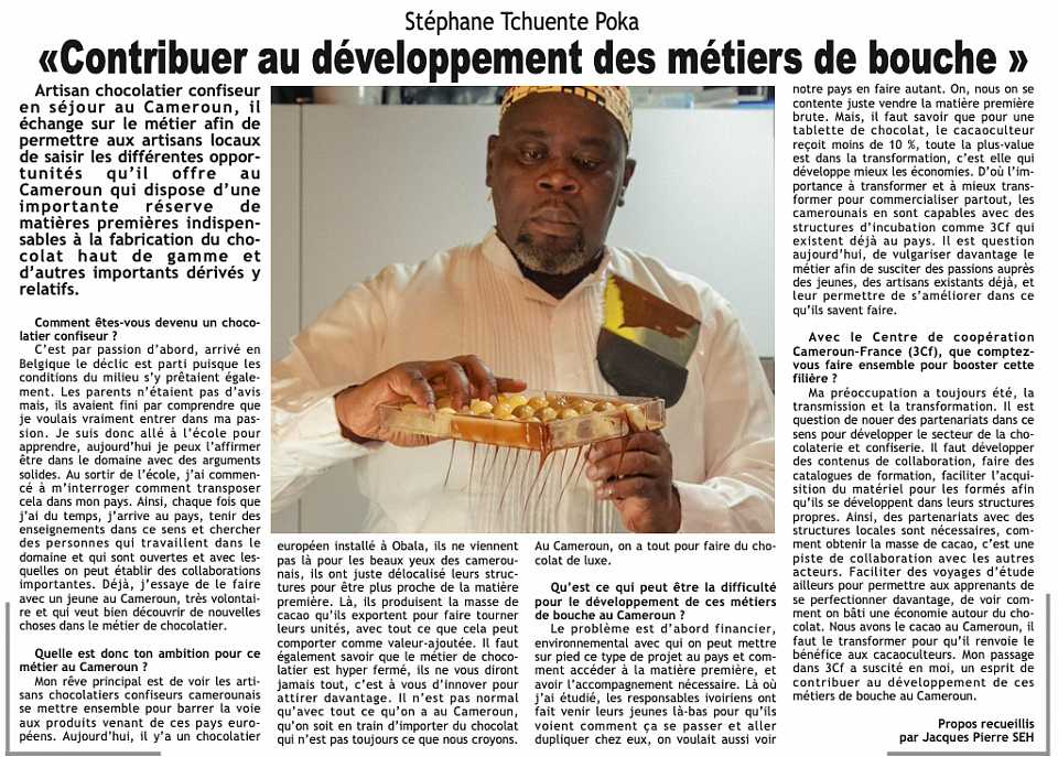 chocolat Cameroun